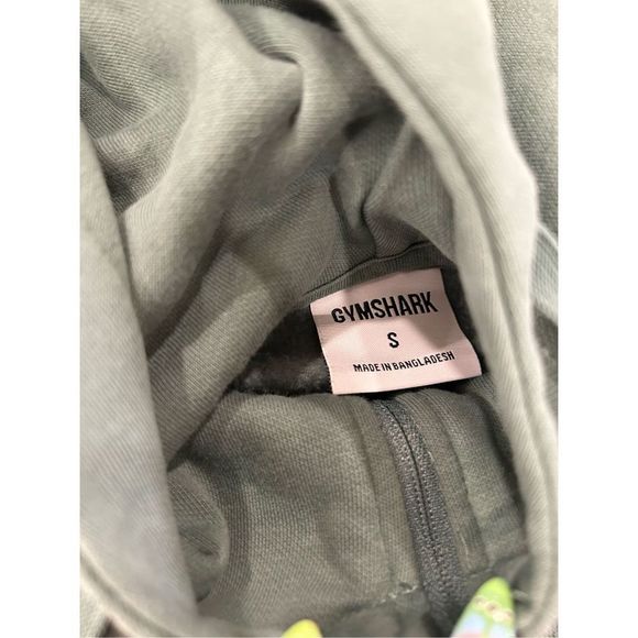 Gymshark women’s full zip training hoodie sweatshirt small green pockets - Picture 4 of 9